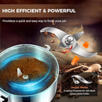 Grain Mill 150g Commercial Spice Grinder Electric 650W Stainless Steel Pulverizer Dry Grinder for Grinding Wheat, Oats, Corn, Pepper, and Coffee Beans – Grinders for Kitchen.