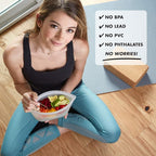 Zip Top Reusable Food Storage Bags | 3 Dish Set [Lavender] | Silicone Meal Prep Container | Microwave, Dishwasher and Freezer Safe | Made in the USA