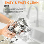 French Fry Cutter, Professional Potato Cutter Slicer, Stainless Steel Blades with 1/2 Inch & 3/8 Inch Blade, Great for Potatoes Carrots Cucumbers