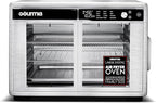 Gourmia French Door Digital Air Fryer Oven - 25-Quart XL Capacity, 12 Presets, Touchscreen, FryForce 360° Tech, Dehydrate, Proof, Slow Cook, Fits 13” Pizza, 1700W, Stainless Steel