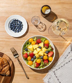 theterra 7.5'' Ceramic Pasta Bowls, Salad Bowls Set of 4, Stoneware Serving Bowls for Fruits, Noodle, Dinner, House-warming Wedding Present, Beige