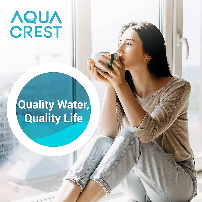 AQUA CREST Coffee Water Filter, Compatible with De'Longhi® Filter, DLS C002 De'Longhi® Water Filter, ECAM/EPAM/ETAM All Series, EC680, 6 Packs