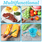 3Pcs Egg Tools Egg Chalaza Removal Tool, Egg Chalaza Removal Tongs, Egg Washer Versatile Egg Tool Supplies, Stainless Steel Kitchen Tongs for Cooking Bakers Chefs