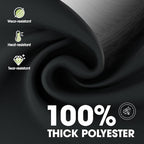 Pureegg Rectangle Table Cloth 60" x 84" – Durable Polyester Tablecloth Offers Reusable & Washable Protection, Ideal for Outdoor Party, Picnic, Wedding, Banquet and Birthday, 1 Pack, Black