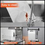 Double-Sided Food-Grade Kitchen Cutting Board,Stainless Steel Cutting Board, Non-Toxic & Non-Slip, Dishwasher Safe, Ideal for Indoor, Outdoor, Camping & BBQ Parties, S 11.5" * 8"