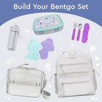 Bentgo Kids Prints Leak-Proof, 5-Compartment Bento-Style Kids Lunch Box - Ideal Portion Sizes for Ages 3-7, Durable, Drop-Proof, Dishwasher Safe, & PFAS & BPA-Free Materials (Sea Life)