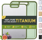 2 Packs Titanium Cutting Boards for Kitchen Chopping Board Butcher Block 2 in 1 Pure Titanium and Wheat Straw PP Great Grandma Christmas Xmas Birthday Gifts Ideas Grandmother Gigi Granny Nana Glamma