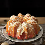 Baker's Secret Nonstick for Fluted Cake Pan, Perfect for Fluted Cakes, Die Cast Aluminum Cake Pans, 2 Layers Non-stick Coating For Easy Release, compatible with Fluted Cake Pans - (Bloom)