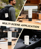 H02 PRO Portable Espresso Maker, Compatible with NS Capsule & Ground Coffee, Christmas Gift Coffee Maker, 20 Bar Self-heating Small Electric Travel Espresso Machine for Camping, Hiking