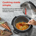Instant Pot 8-Quart RIO Chef Series 7-in-1 Multi-Cooker – Pressure Cook, Slow Cook, Rice, Steam, Sauté, Yogurt & Warm – Easy-Release Steam, Large Capacity, Nonstick Pot, Black