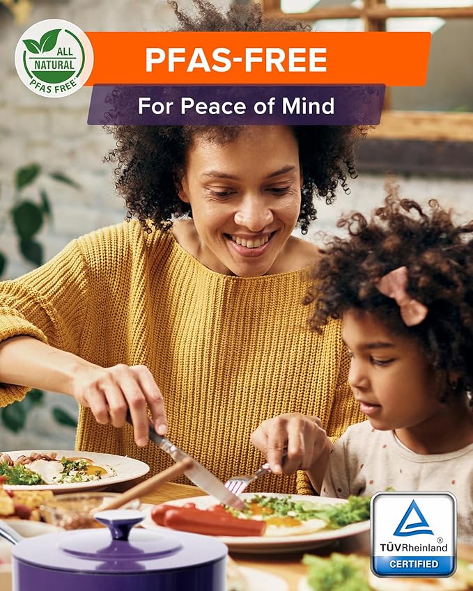 Nuwave Lux 13-Piece Premium Cookware Collection, Next-Generation G11 Duralon Blue Ceramic Nonstick, Ultra Durable, PFAS-Free, Lightweight & Works on All Cooktops