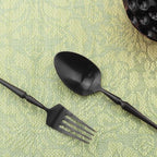 Gugrida Unique & Beautiful Flatware Set - 20 Piece Iridescent Silverware Sets | 18/10 Stainless Steel Reusable Cutlery Set | Black Utensils Service For 4 with Dessert Fork, Knife, Spoon, Dinner Fork