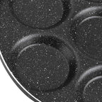 LAVEN Egg Frying Pan, 7-Grid Multi Egg Cooking Pan, Non Sticking Plett Pan for Restaurant, Hotel Household Kitchen Use