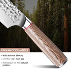Huusk Chef Knife 8-inch,Professional Hand Forged High Carbon Steel Japanese Gyutou Chef Knives,Kitchen Cooking Knife for Meat Vegetables Cutting,Chef Gift for Men Women