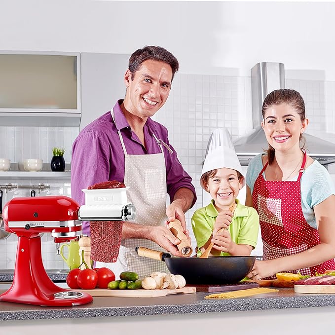 Meat Tenderizer Attachment for KitchenAid, Tenderizer Machine for Kitchen aid & Cuisinart SM50 Stand Mixers, Meat Tenderizer Tool, All Parts Dishwasher Safe