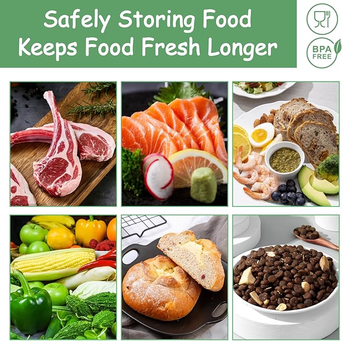 Black Clear Vacuum Seal Rolls Bags - 11" x 16.4 ' 3 Pack, 3.6mil+10mil Thickened Commercial Grade Roll For Food Storage, BPA Free & Prevent Freezer Burns