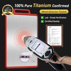 2 Packs Pure Titanium Cutting Boards for Kitchen Chopping Board Butcher Block 2 in 1 Titanium Gift Best Mama Mom Ever Christmas Xmas Birthday Law Step Who Have Everything Good Unique Useful Present