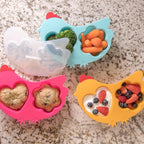 Innobaby Din Din Smart Silicone Chicken Steamer with Lid for Children, Yellow (SIL-CKS03)