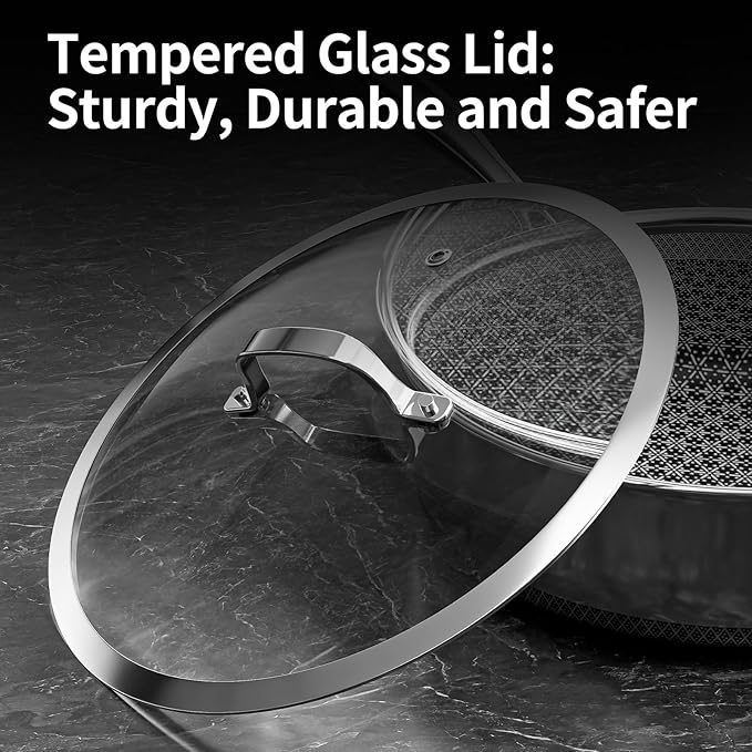 15-Piece 5 Ply Stainless Steel Cookware Set with Lids, Pots and Pans Set Non Stick, Non-Toxic Kitchen Utensils Set for Induction, Oven, Dishwasher Safe, RV Essentials, Kitchen Appliances