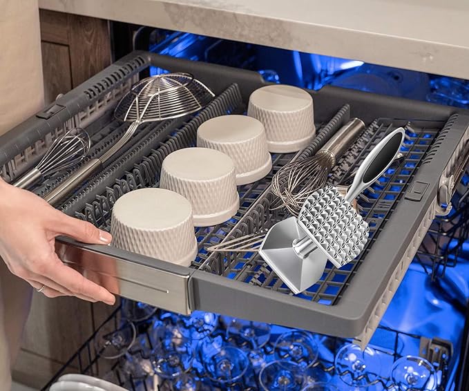 Aliglow Meat Tenderizer Hammer Tool Pounder For Tenderizing Steak Beef Poultry, Heavy Duty Dual-Sided Mallet with Soft Grip Handle - Multifunctional Kitchen Beater for Chicken,Fish, Baking