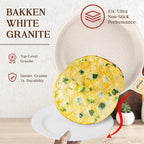 Bakken-Swiss 20-Piece Kitchen Cookware Set – Granite Non-Stick – Eco-Friendly – for All Stoves & Oven-Safe