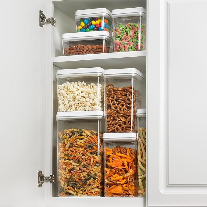 Polder 4.65-Quart Food Grade, BPA Free, Airtight Canister Locks in Freshness, Easily Stackable