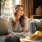 Milk Frother, Paris Rhône 4-in-1 Milk Steamer and Frother, Hot & Cold Foam Milk Warmer with Temperature Control, Auto Shut-Off Frothers for Coffee, Latte, Cappuccino, Macchiato