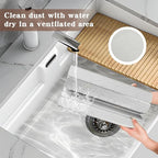 Stone Dish Drying Mat for Kitchen,Fast Dry and Quickly Absorbed Collapsible Drying Mat, 24"×16" Protection Kitchen Counter , Diatomaceous Earth Food Grade Stone Drying Trays (Grey, 16*24 inch)