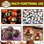 4 PCS Silicone Hot Chocolate Bomb Mold Medium Semi Sphere Silicone Mold, 2 Packs Half Sphere Silicone Baking Molds for Making Chocolate, Cake, Jelly, Dome Mousse -Diameter 2 inch