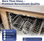 30 Pieces Glass Food Storage Containers with Snap Locking Lids,Glass Meal Prep Containers Set - Airtight Lunch Containers, Microwave, Oven, Freezer and Dishwasher BLUE