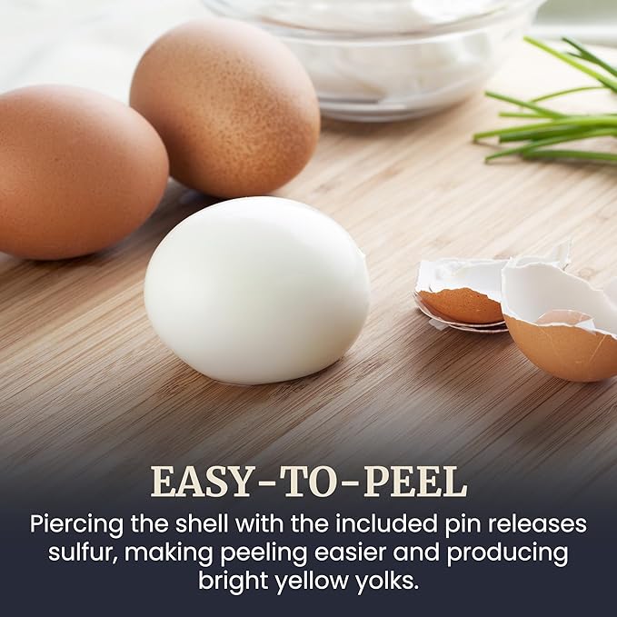 Elite Gourmet EGC1215M Easy Egg Cooker, Stainless-steel Heating Plate, Two-Tiered, 14-Egg Capacity, Soft, Medium, Hard-Boiled, Auto Shut-Off, Omelets, Poached Eggs, Measuring Cup, Piercing Pin, Mint