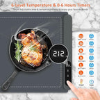 OcePor Warming Mat for Food,(XXL 36"x16") Electric Warming Tray,Extra Large Food Warmer Mat,Warming Pads for Food,Portable Heating Mat for Buffet,Parties,Buffets Party(Gray)