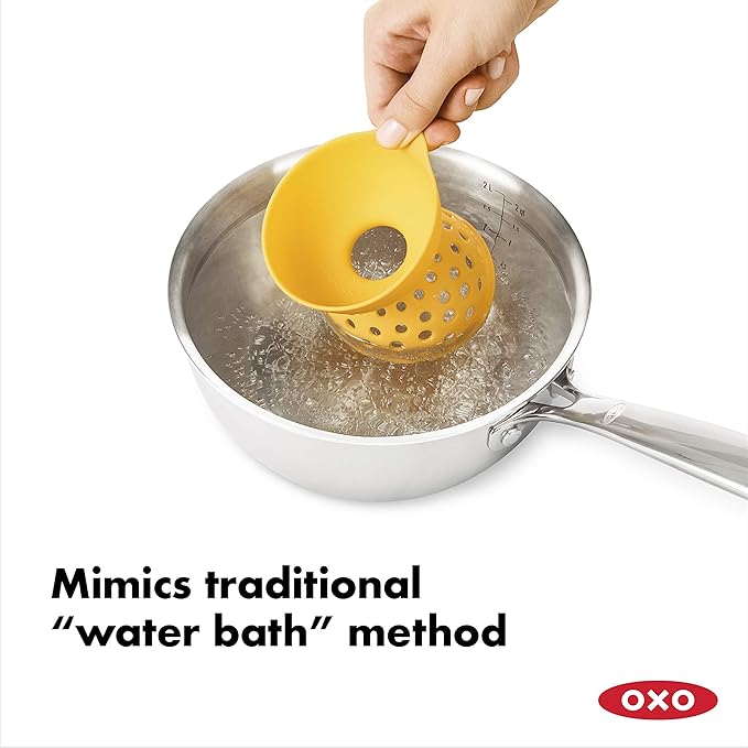 OXO Good Grips 2 Piece Silicone Egg Poaching Set, One Size, Yellow