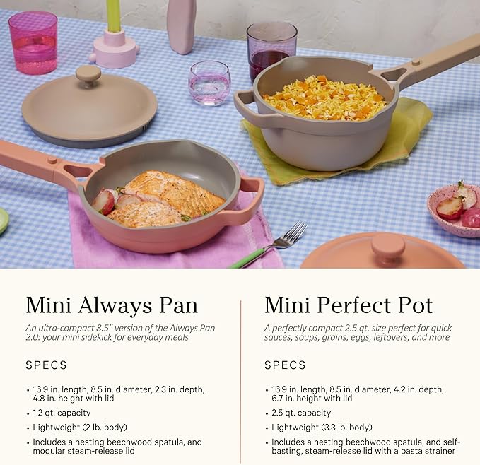 Our Place Ultimate Cookware Set - Complete 18-Piece Set Including the Always Pan, Perfect Pot, and Bakeware Set | Multifunctional, Toxin-Free Nonstick | Replaces 44 Pieces | Sage