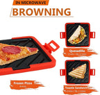 Microwave Toastie Sandwich Maker,Micro Munchy Microwave Toastie Maker, Versatile Small Toaster, Easy to Clean and Store, Perfect for Cooking Breakfast, Grilled Cheese, Snacks (Blue)
