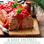 Plasticpro [1 Lb 50 Pack] Disposable Loaf Pans Aluminum Tin Foil Meal Prep Bakeware - Cookware Perfect for Baking Cakes, Bread, Meatloaf, Lasagna 1 Pound 6'' X 3.75'' X 2''