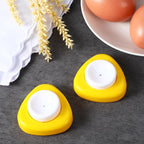 2 Pcs Raw Eggs Piercer Egg Hole Poker Puncher with Base Safety Lock to Get Good Hard Boiled Egg Easy Peeler Shell Remover Poker with Retractable Sharp Pin for Boiling Eggs Kitchen Tools