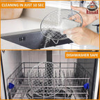 KEESHA 8.3 Inch Cooling Rack - 304 Stainless Steel Dish Rack for Cooking and Baking - Premium Steamer Rack, Canning Rack - Stackable Cake Cooling Rack