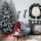 VIS'V Adhesive Towel Hooks, Waterproof Shower Wall Stick on Hooks, 2 Extra Adhesive Strips, White, 4 Pcs