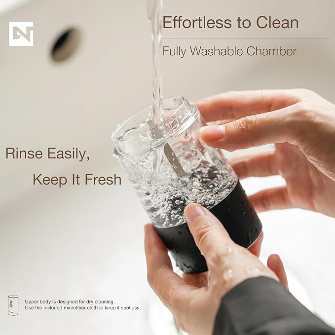 Electric Salt and Pepper Grinder Set USB-C Rechargeable, Dual-Speed Automatic Salt and Pepper Mills with Adjustable Grind Levels, Ceramic Burr, LED Light, Refillable, (Carbon Black)