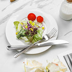 Silverware Set, Flatware Set – 18/10 Stainless Steel with Steak Knives, Mirror Polished, Ergonomic Handles, Dishwasher Safe, Perfect for Home, Party, Wedding, 20-Piece for 4 (Silver)