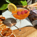 MORA PURE The Lyra Coupe Glass Set of 4, 7oz Handblown Premium Crystal Classic Cocktail Glasses for Martini, Champagne, Mixology, Home Bar, Fancy Margarita, Gin&Tonic, Drinking, etc. For Mixologists