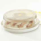 Nordic Ware Microwave 2-Sided Round Bacon and Meat Grill and 10-Inch Deluxe Microwave Plate Cover