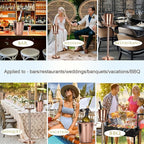 Champagne Bucket with Stand,Ice Bucket with Stand Stainless Steel Bucket Wine Chiller On Stand 12Lb Hammered Tall Ice Bucket Stand for Party Bar Ktv Bbq Home,3ft (rose gold, 2 packs)