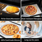 Non-stick Pastry Mat, Silicone Baking Mat with Measurement, Extra Large Silicone Mat for Baking Cookie Pie Bread Pizza Oven Reusable & Dishwasher Safe