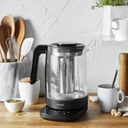 ZWILLING Enfinigy Glass Kettle, Tea Kettle, Black