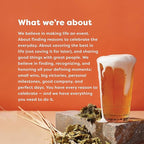 Tossware RESERVE 16oz Stacking Pint, SET OF 4, Premium Quality, Dishwasher Safe & Heat Resistant Unbreakable Plastic Beer Glasses