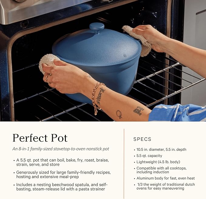 Our Place Cookware Set - 13-Piece Kit Including the Always Pan, Perfect Pot and Spatulas | Multifunctional, Toxin-Free Nonstick | Heat Safe up to 450°F | Oven, Stove, Induction Compatible | Sage