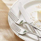 KINGSTONE 60 Pieces Silverware Set for 12, Premium Stainless Steel Flatware Set, Heavy Duty and Modern Design Cutlery Set, Mirror Polished, Dishwasher Safe