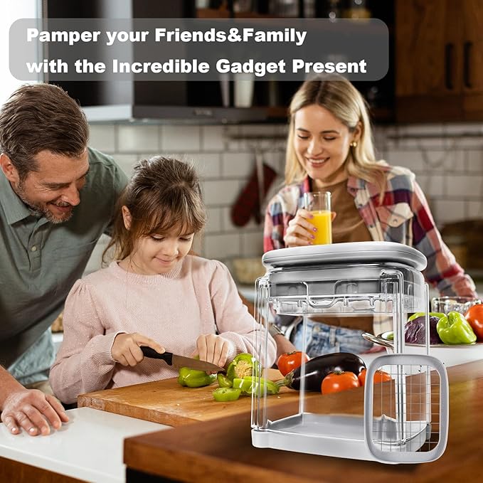 ZHANG XIAO QUAN SINCE 1628 Potato Slicer French Fry Cutter Veggie Chopper Cutter for Fries Potato Onion Cutter Food Chopper Manual Hand Vegetable Cutter Dicer (1 Blade)